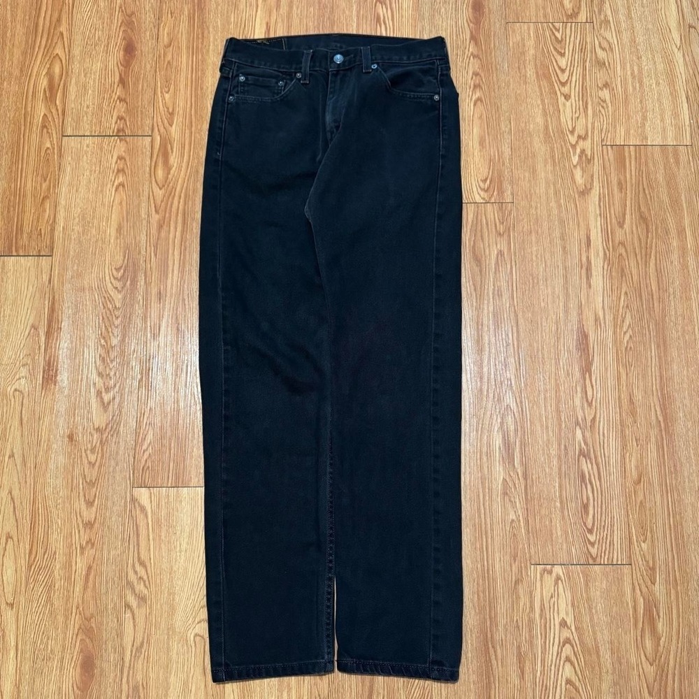 Levi's Men's Jeans 505 Black Faded Straight Denim Size 30x32